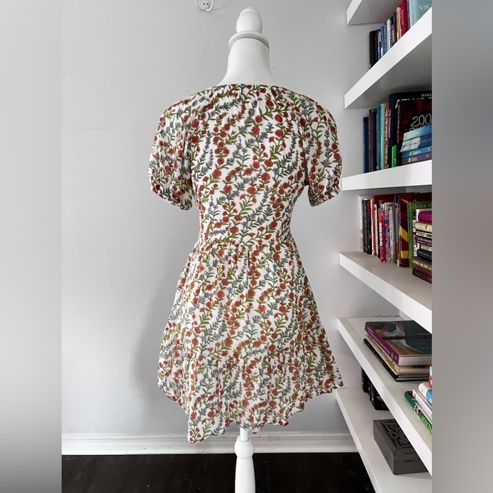 BANJANAN Artemis Dress Boundless Floral White Size XS - Picture 7 of 16